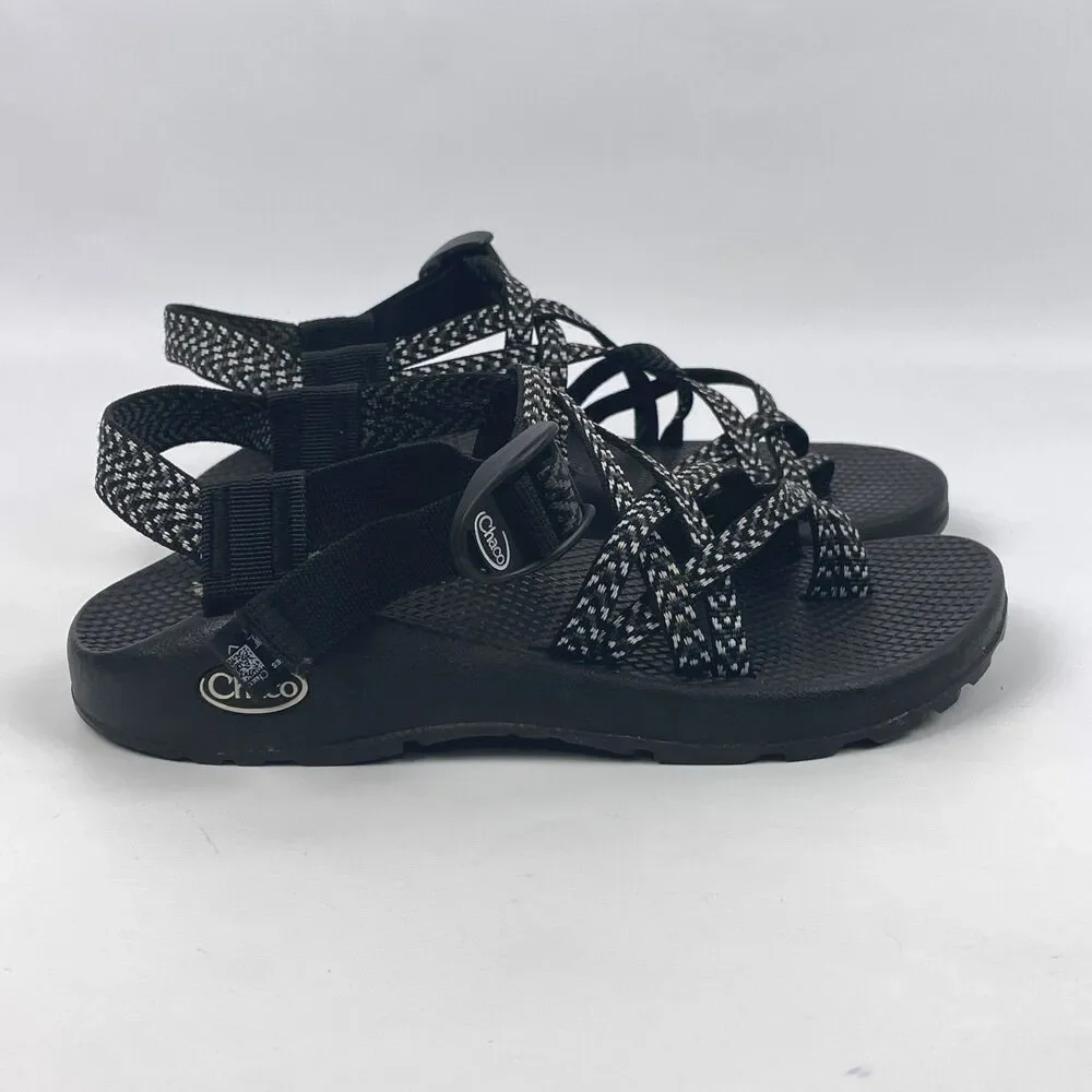 Chaco Women's Size 6W Classic Boost Black Double Strap Sandals J106266W